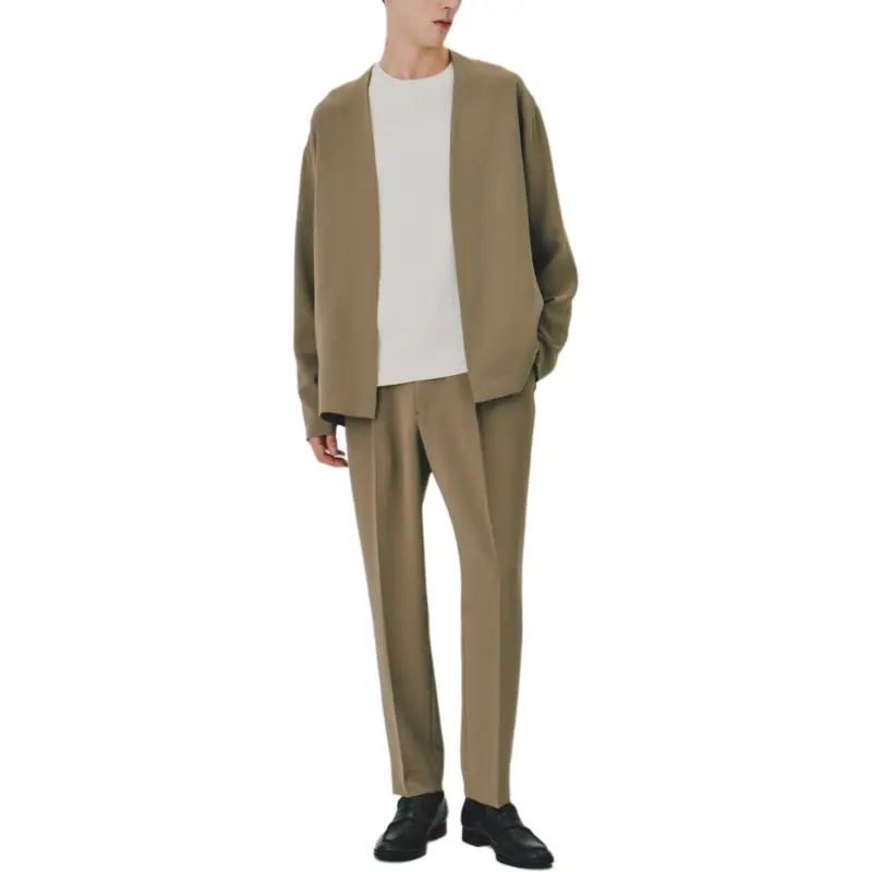 UNITED TOKYO SS25 Casual Pants Men's Gray Beige-1