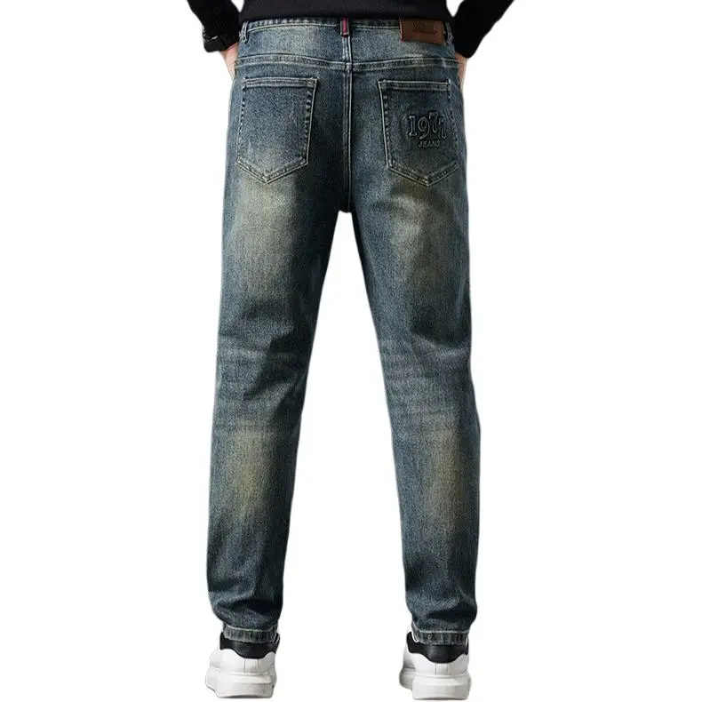 DABAISHA Jeans Men's Deepen Vintage Blue-1