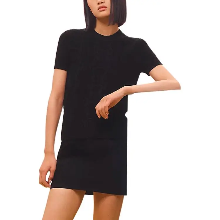 HERMES FW22 Cashmere Sweater Women's Black-1