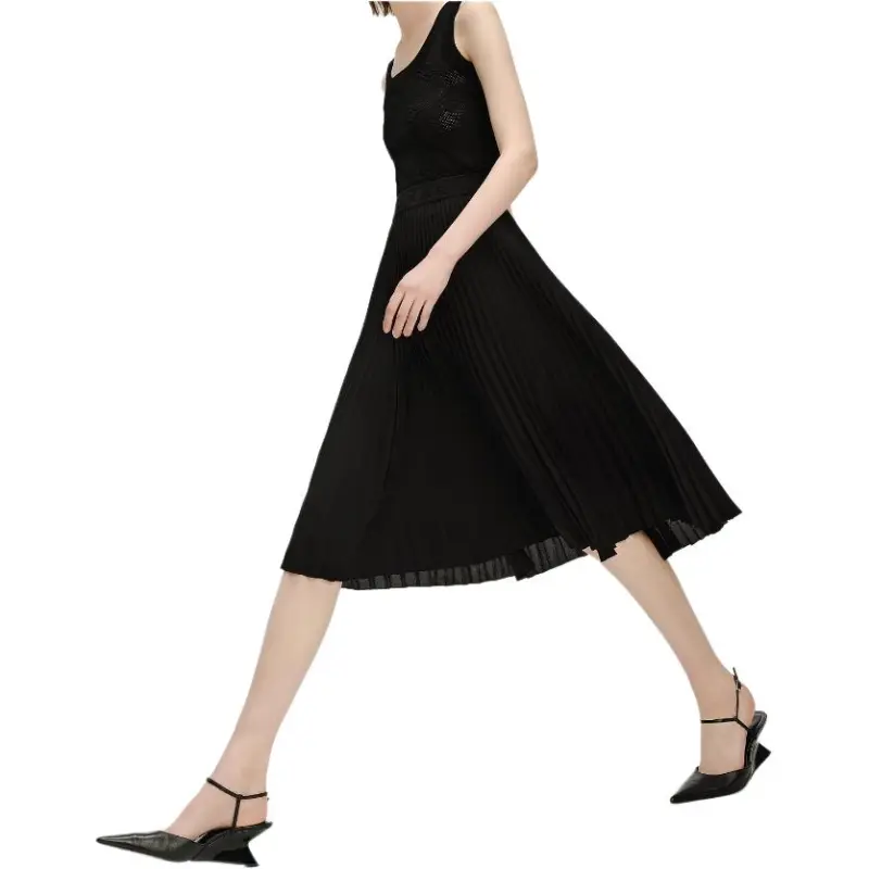 KARL LAGERFELD Casual Long Skirt Women's Black-4