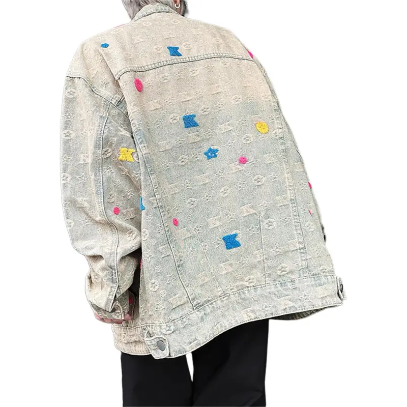 FA2LO Denim Jacket Unisex Yellow Mud-3