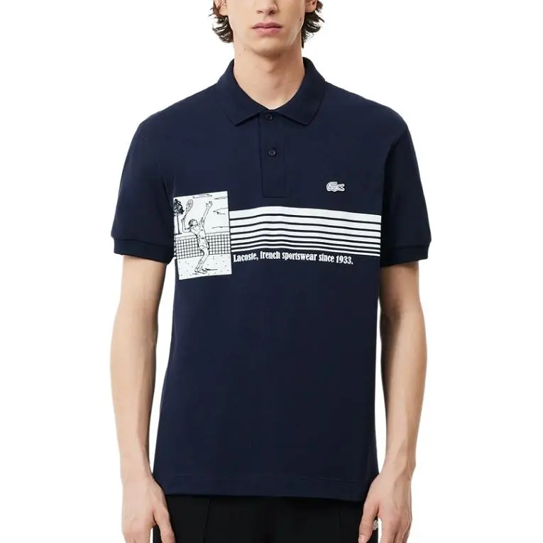 LACOSTE French Made Cotton Polo Shirt-2