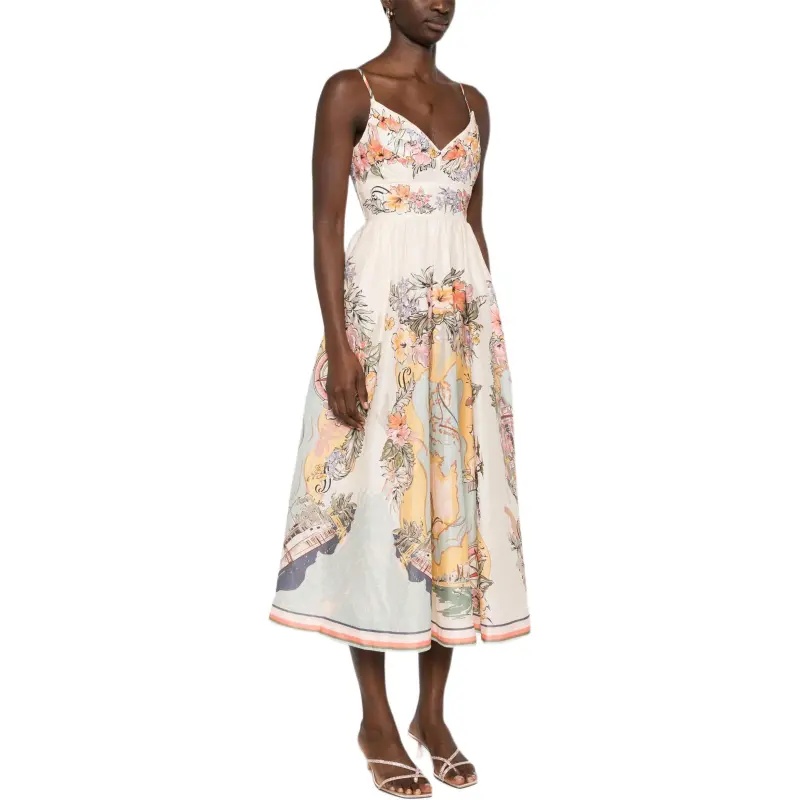 Zimmermann Tallow Tucked Bodice Dres-3