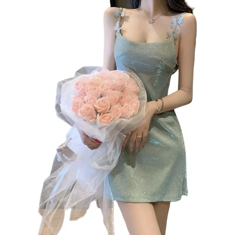 Mu Xiao Xin Slip Dresses Women's-7