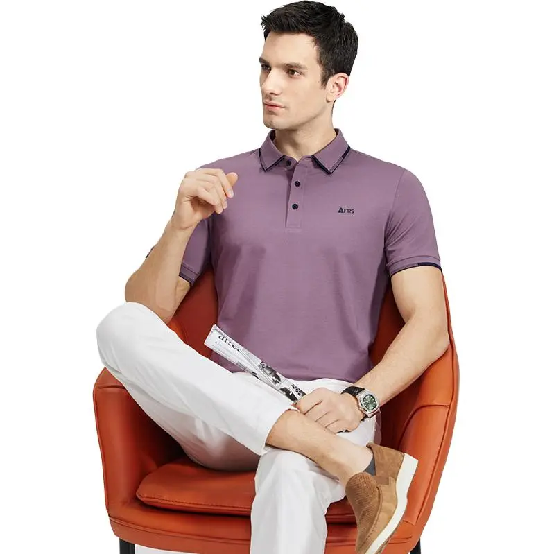FIRS Polo Shirts Men Lilac-2