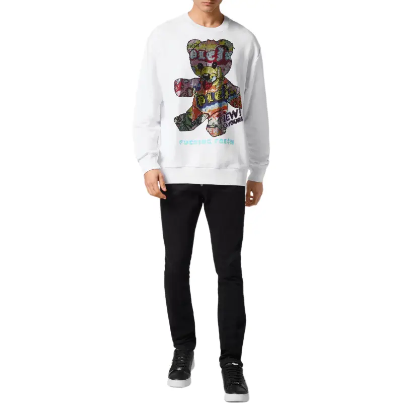 PHILIPP PLEIN Tutti Frutti Rhinestone Sweatshirt-1
