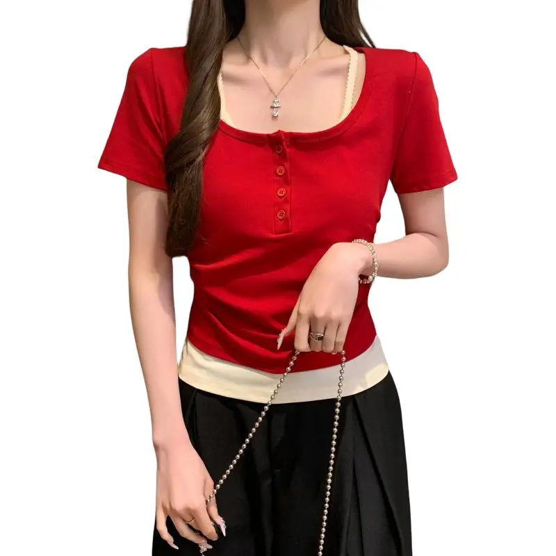 Mu Xiao Xin Regular T Shirt Women's-5