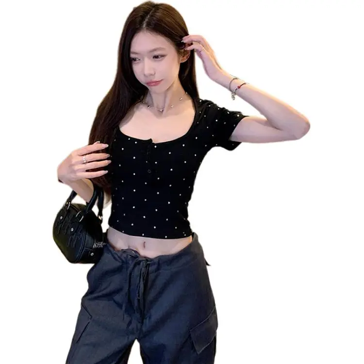 Mu Xiao Xin T Shirts Women's Black-3