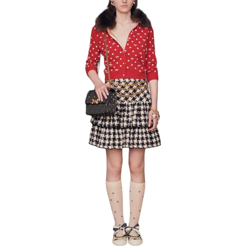 Valentino Damier Light High Waist Shorts-4