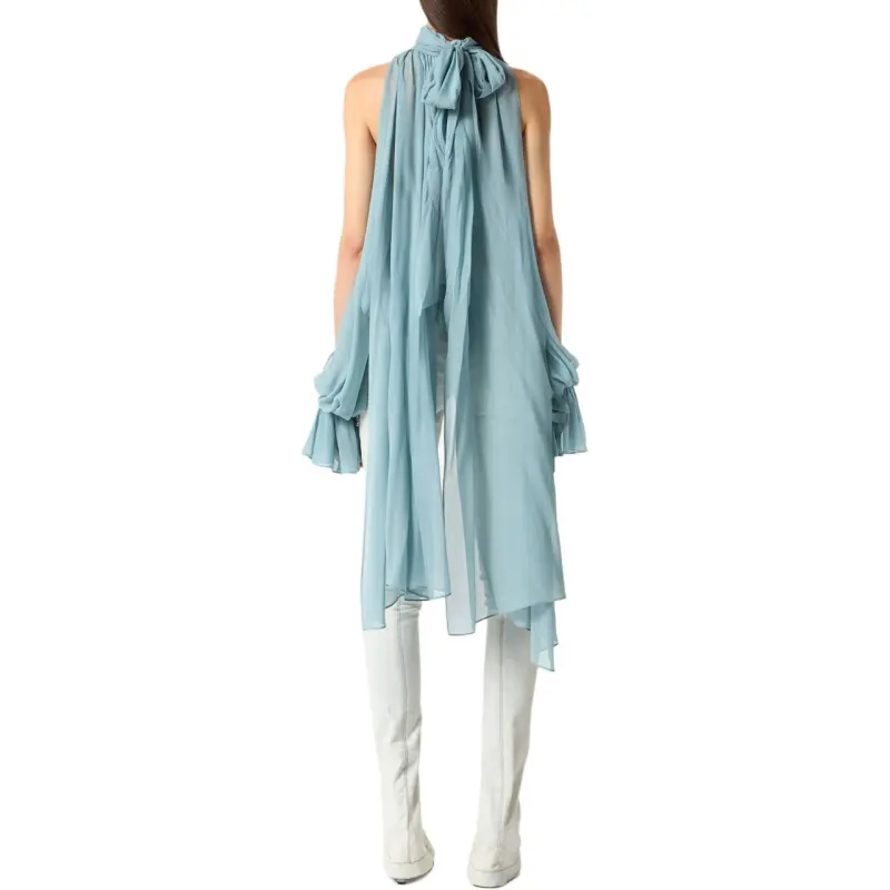 Blumarine SS25 Shirt Women's Blue-3