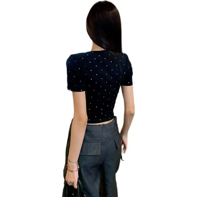 Mu Xiao Xin T Shirts Women's Black-1