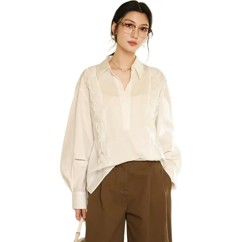 La Chapelle Shirt Women's White-2