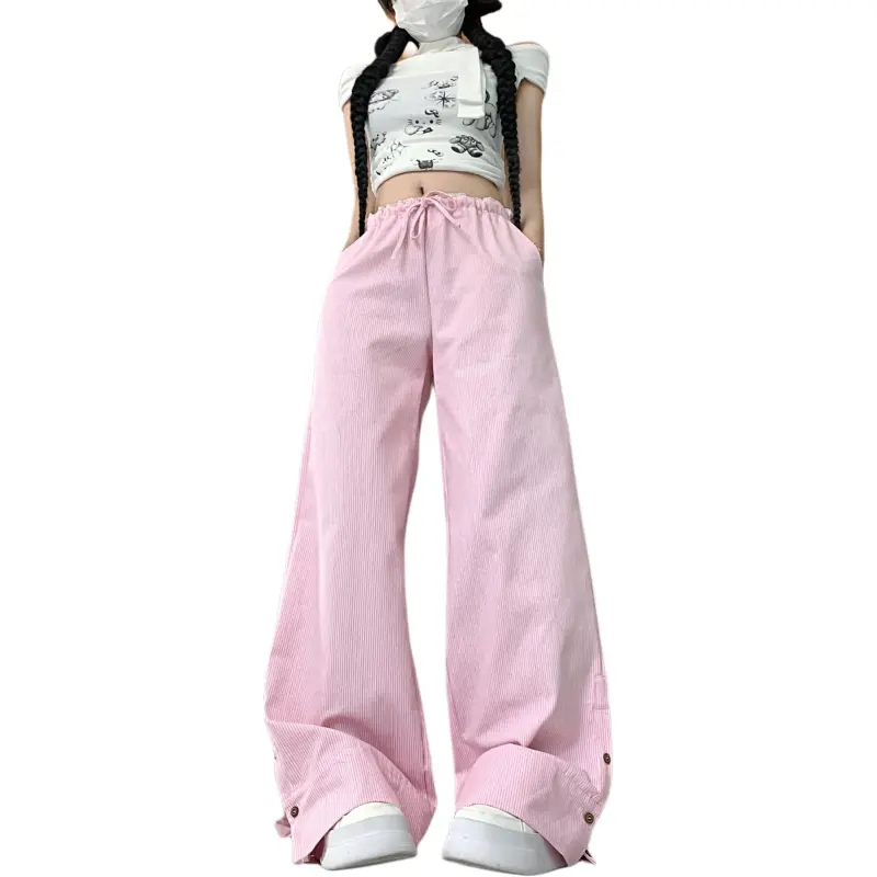 GOSO Casual Pants Women's Pink-1