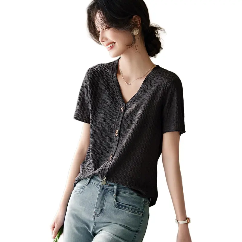 XWI T Shirt Women's Medium Gray-3