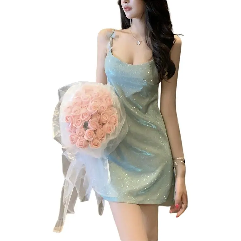 Mu Xiao Xin Slip Dresses Women's-8