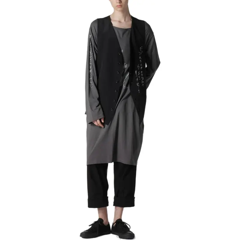 Yohji Yamamoto Pour Homme SS25 Casual Pants Men's Black-3
