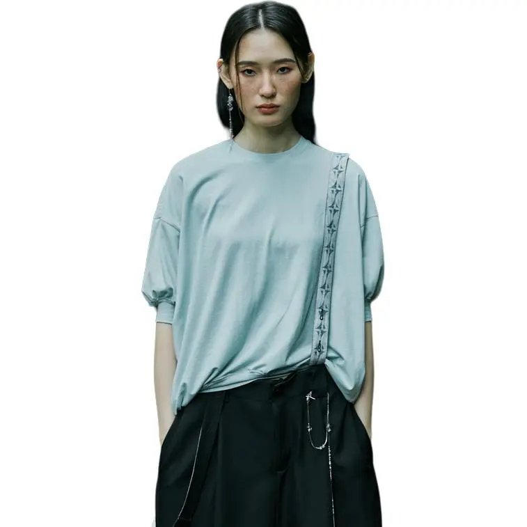 Rizhuo T Shirts Women's Sunny Rain Blue-1