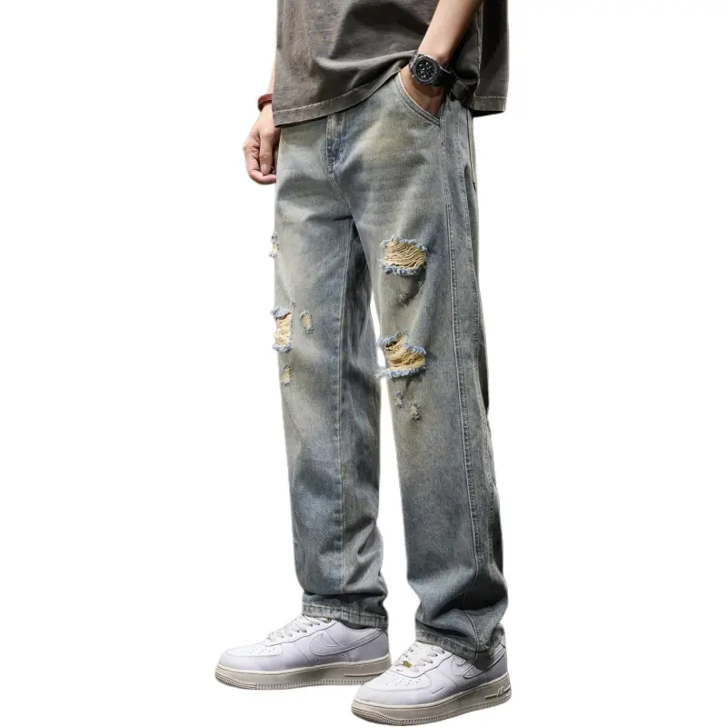 BUYDAUL Jeans Men Blue-2