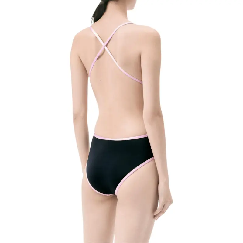 CHANEL One piece Swimsuit Women's Black-1