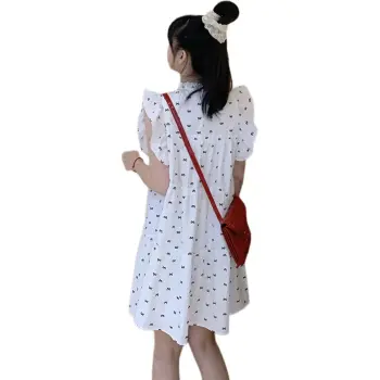 Mu Xiao Xin Short Sleeved Dress Women's