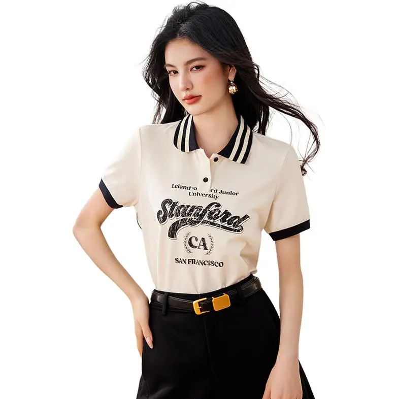 La Chapelle T Shirt Women's Ecru-1