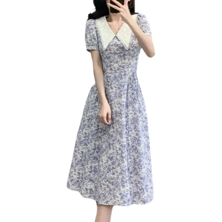 Mu Xiao Xin Short Sleeved Dress Women's-1