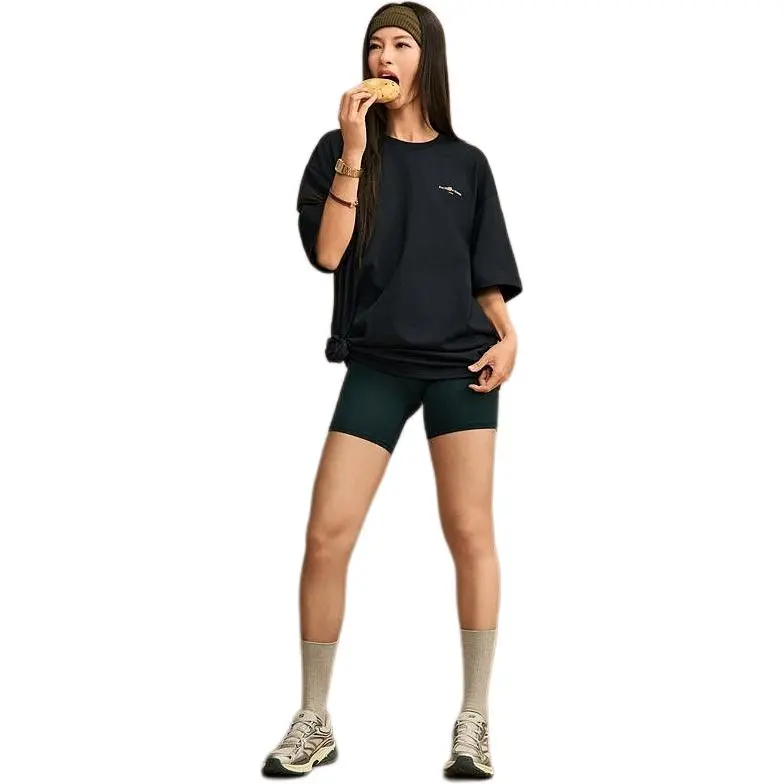 Skechers SS25 T Shirt Unisex Black 06AX-1