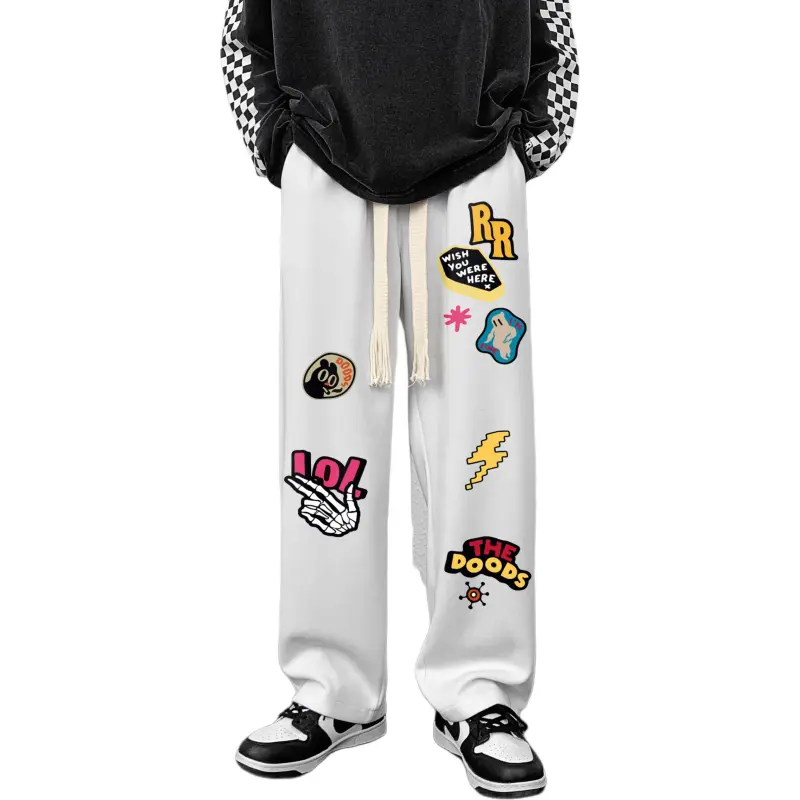 FONDLOOK Casual Pants Unisex-6