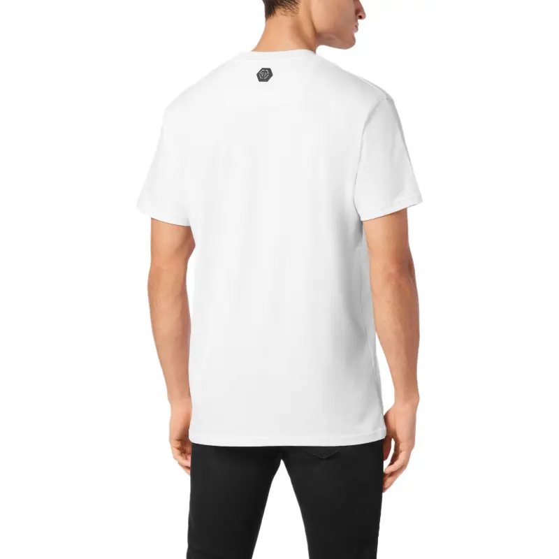 PHILIPP PLEIN Coursive embroidered T shirt-2