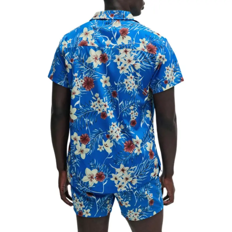 HUGO BOSS Shirts Men Blue-3