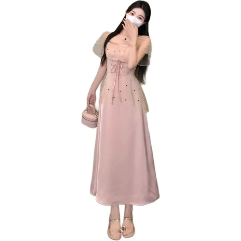 Mu Xiao Xin Short Sleeved Dress Women's-3