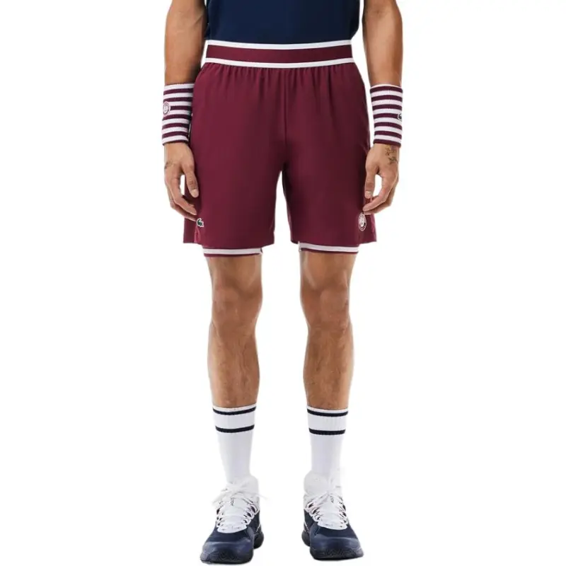 LACOSTE Casual Shorts Men's 2 Pack IKS/Deep Red-2