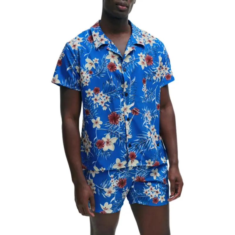 HUGO BOSS Shirts Men Blue-2