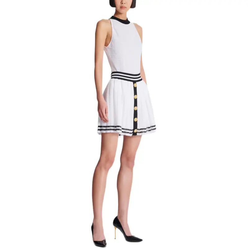 BALMAIN SS25 Jumpsuit Women's White-3