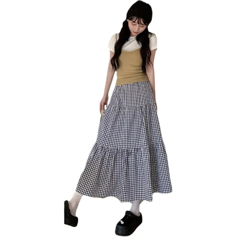 Mu Xiao Xin Casual Long Skirt Women's-12