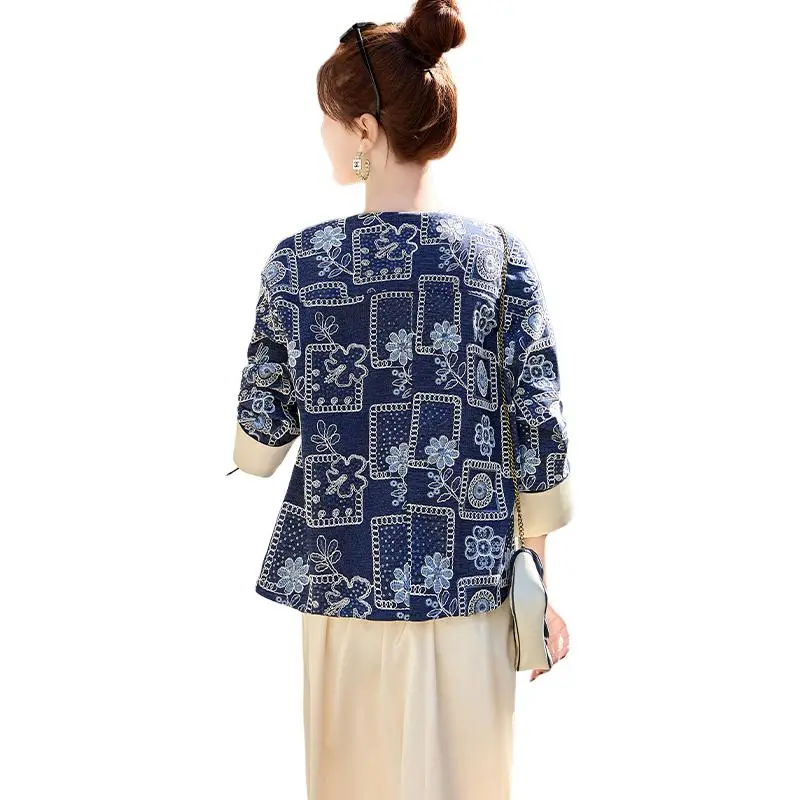 La Chapelle Denim Jacket Women's Image Color-3