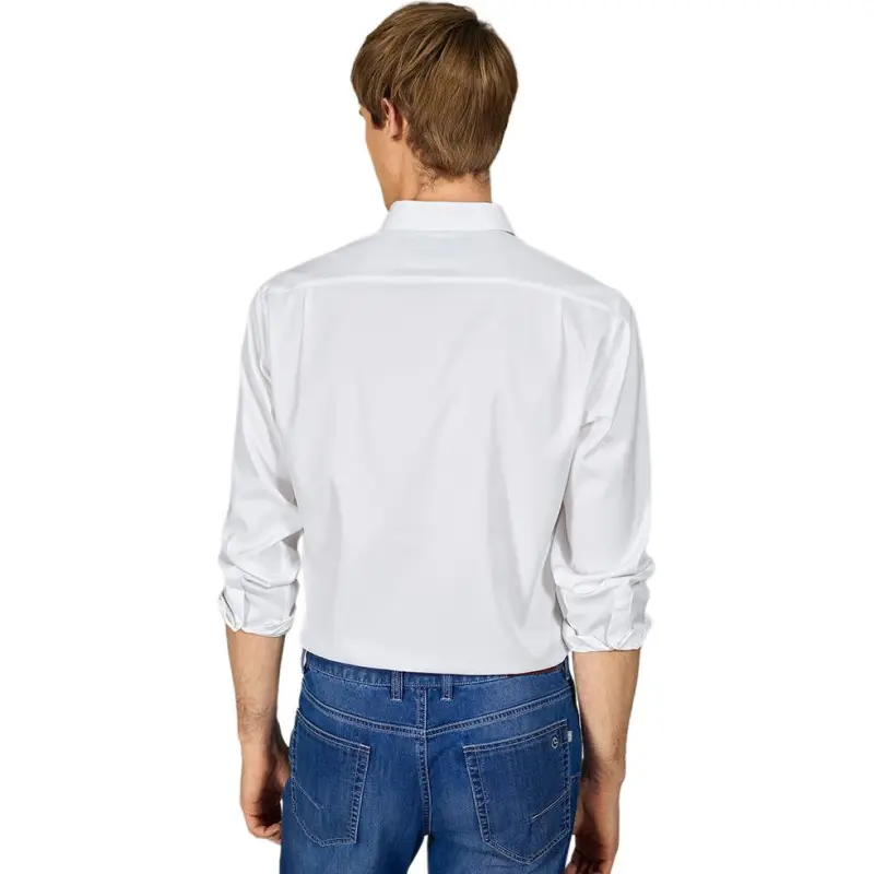 GOLDLION Shirt Men's White Embroidered-0