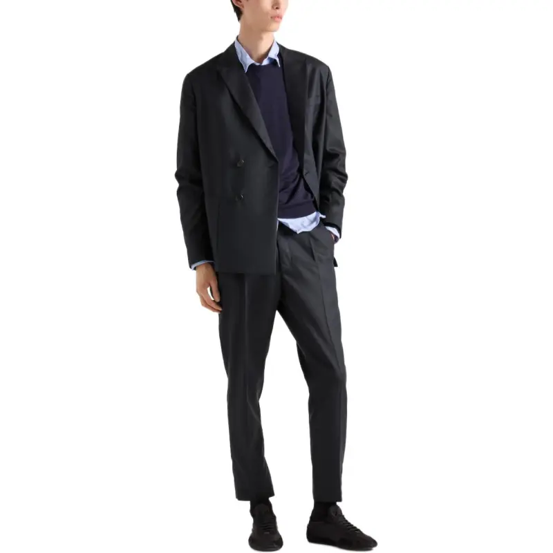 PRADA Business Suit Coat Men's Black-1