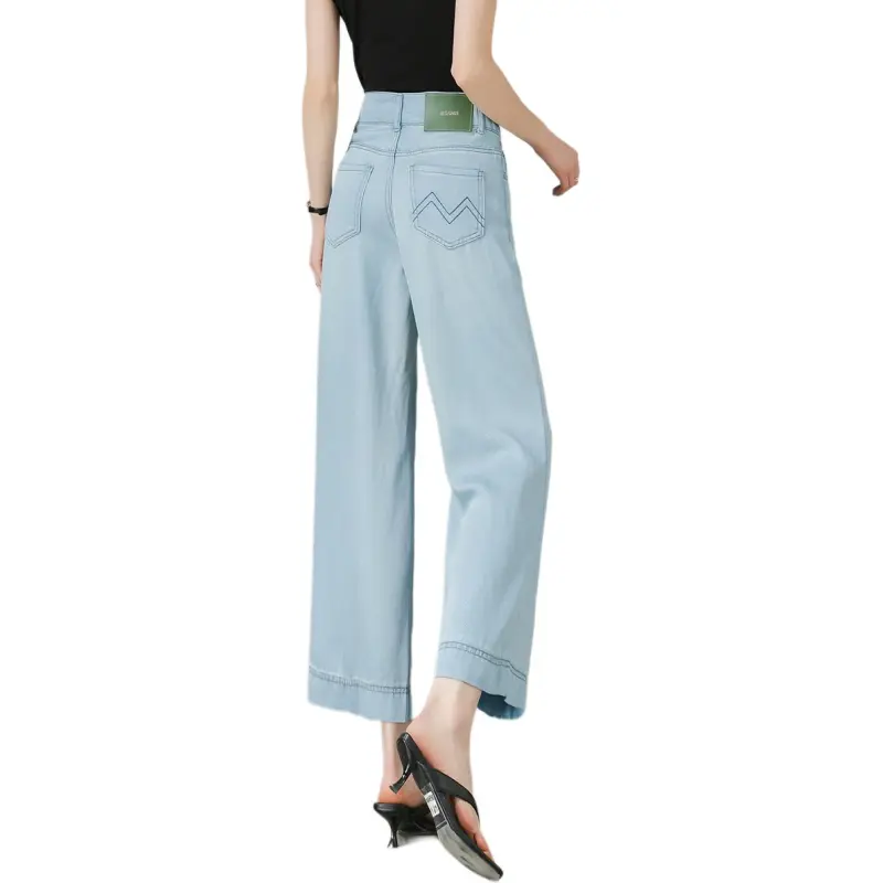 Weixi Casual Pants Women's Light Blue-6