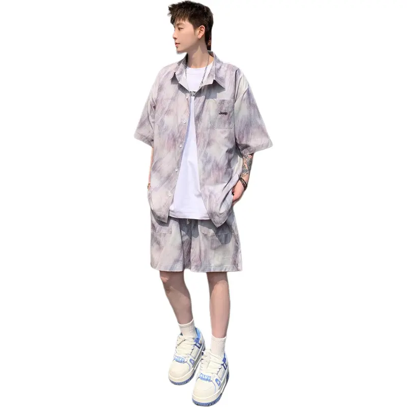 Jeep Casual Sportswear Unisex Two Piece Set-5