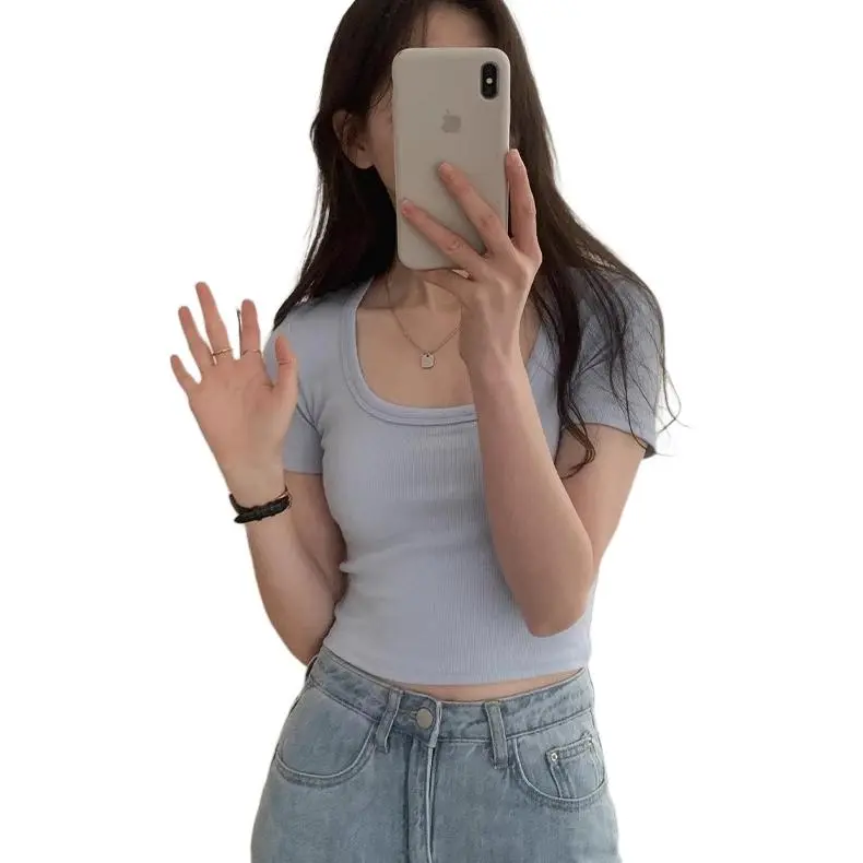 HEISU Regular T Shirt Women's Blue-1