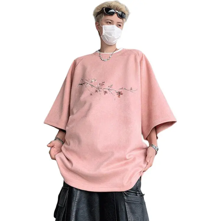 DARK HORSE 3/4 Sleeve American Style Luxury Streetwear Oversized Short Sleeved Unisex-10