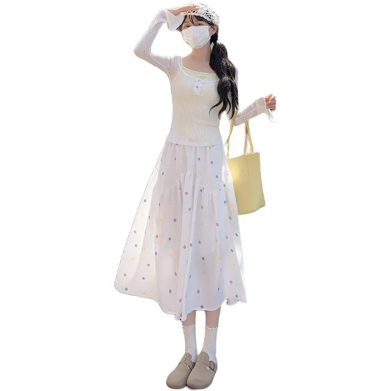 Mu Xiao Xin Casual Long Skirt Women's-3