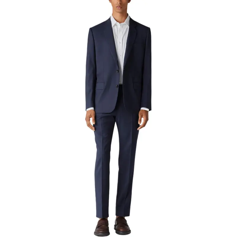 Loro Piana Business Suits Men's Sea Blue-3