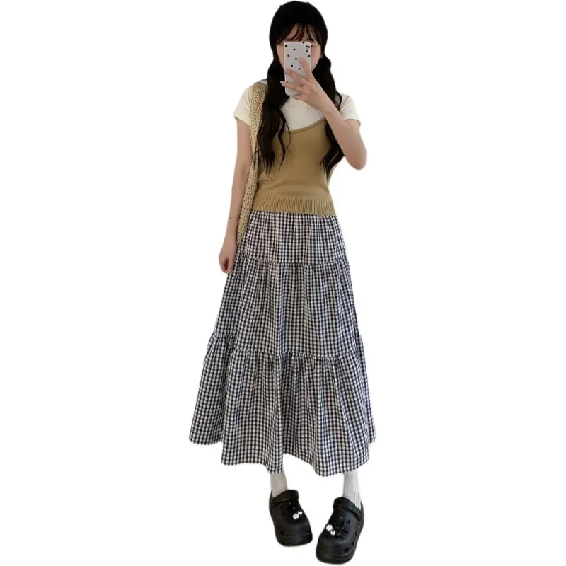 Mu Xiao Xin Casual Long Skirt Women's-11
