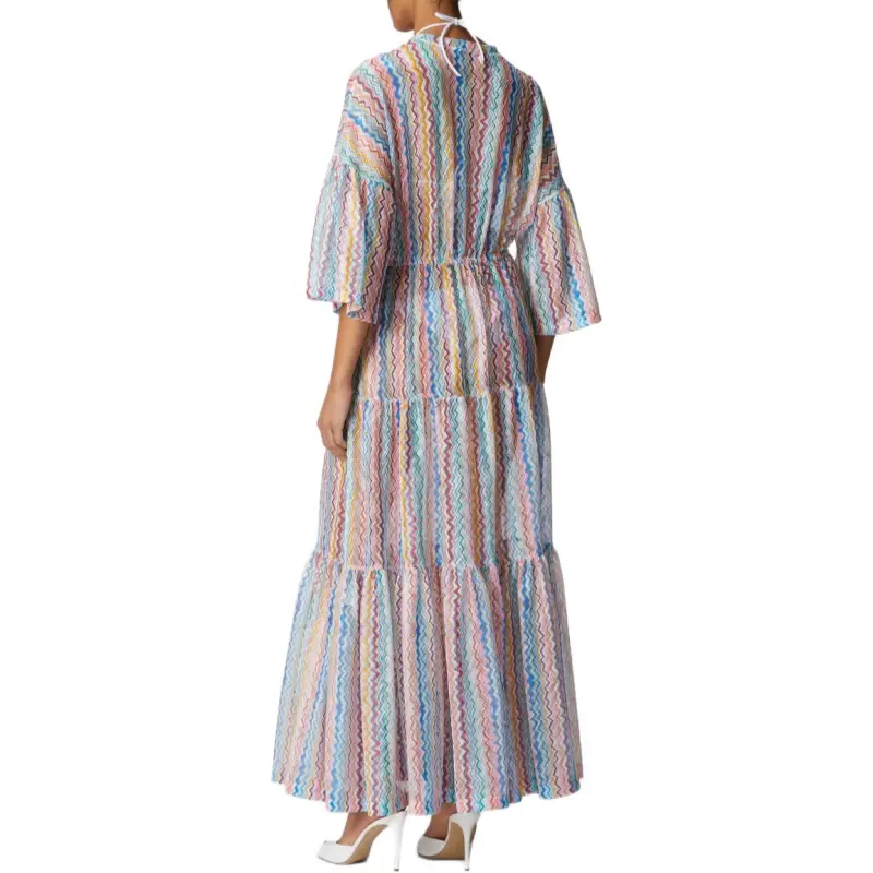 MISSONI Long Sleeved Dress Women's Multicolor-2