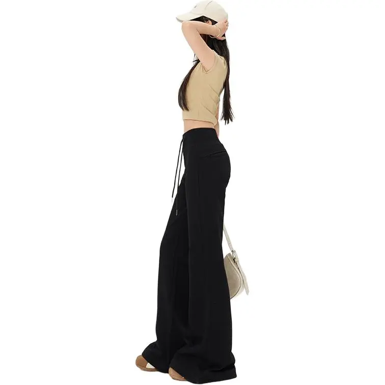 YINLEI Casual Pants Women's Black-3