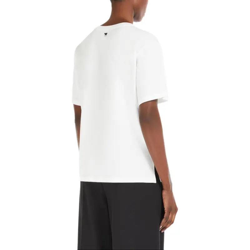 WEEKEND MaxMara Cabina Sequin Embellished Crewneck T Shirt-3