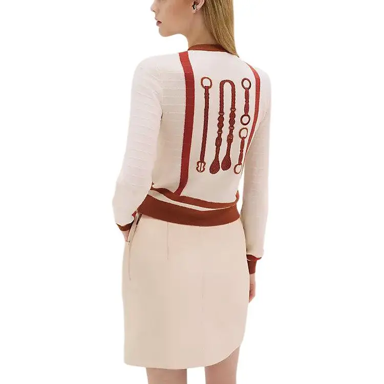 HERMES Sweaters Women's Beige-1