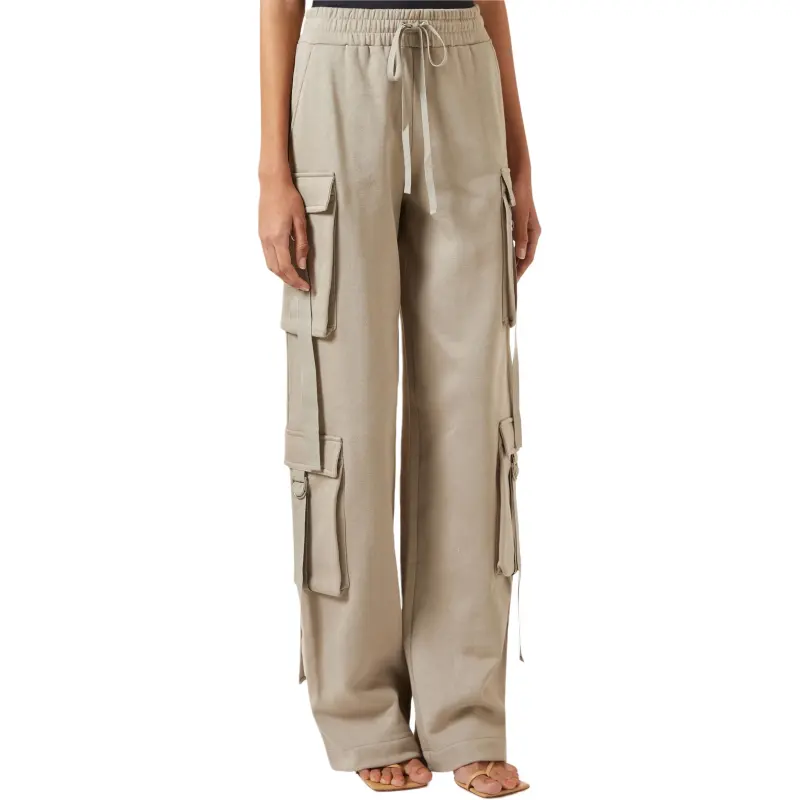 Blumarine Cargo Cotton Track Trousers-2